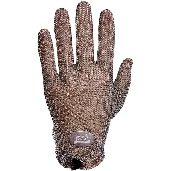 Luva de Malha de Aço Inoxidável